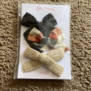 Brand new Little Poppy co bows!